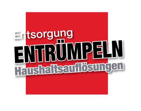 Button für Entsorgung, Entrümpeln und Haushaltsauflösungen